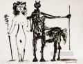 Centaur and Bacchante 1947 cubism Pablo Picasso